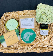 Load image into Gallery viewer, A gift box with balm, soap, body scrub and more
